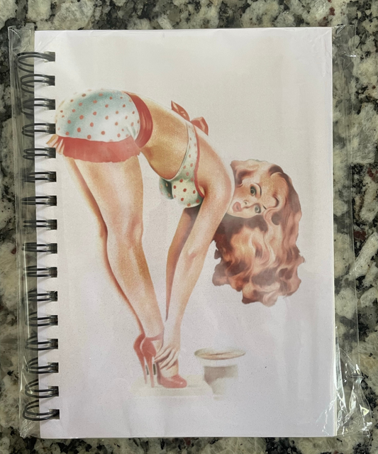 Pin-up Girl Spiral Notebook- Vintage Collection